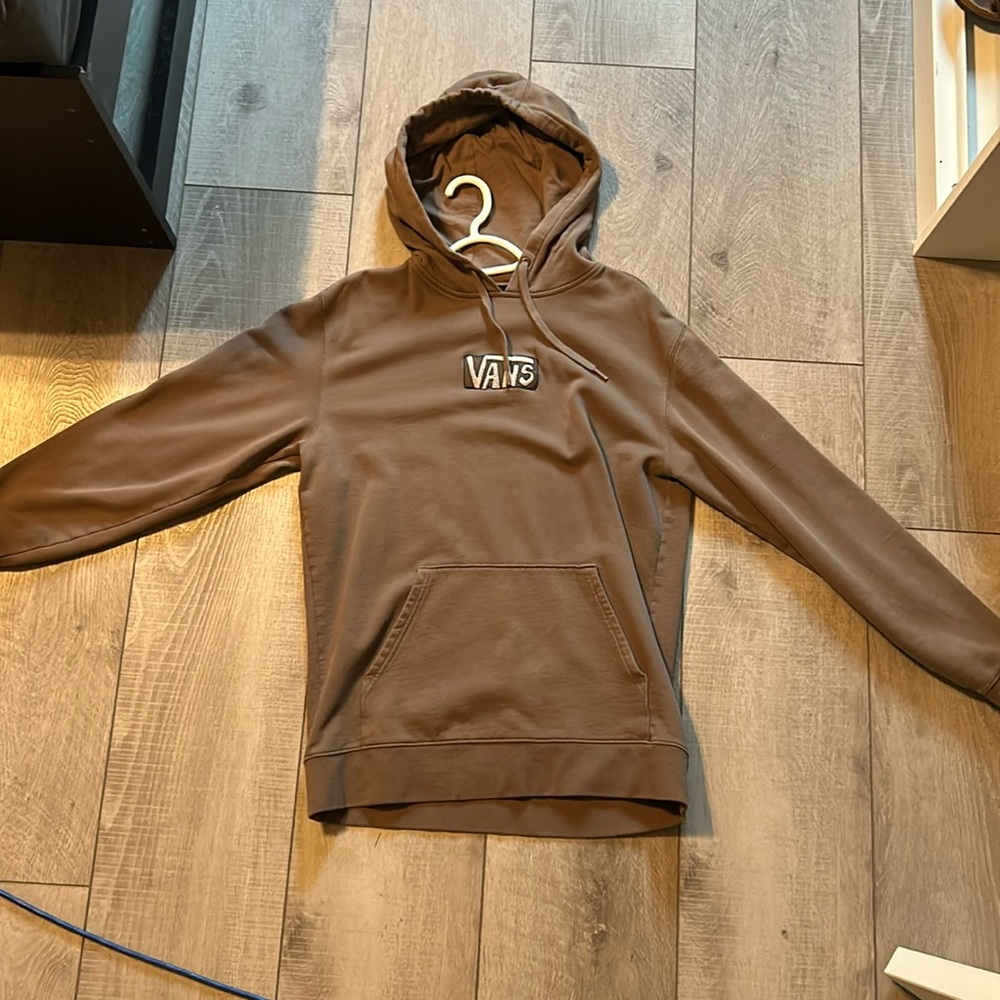 Small Washed brown vans hoodie